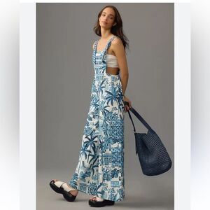 Anthropologie
Printed Overalls Farm Rio x XS